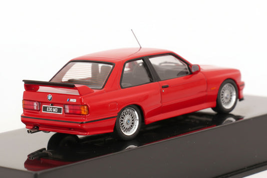 BMW M3, rot, 1990 inkl Vitrine