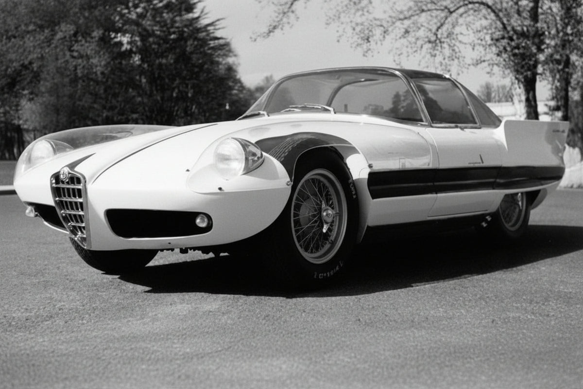 ALFA ROMEO - 6C 3000 SUPERFLOW II PININFARINA 1956 - WHITE/SILVER
