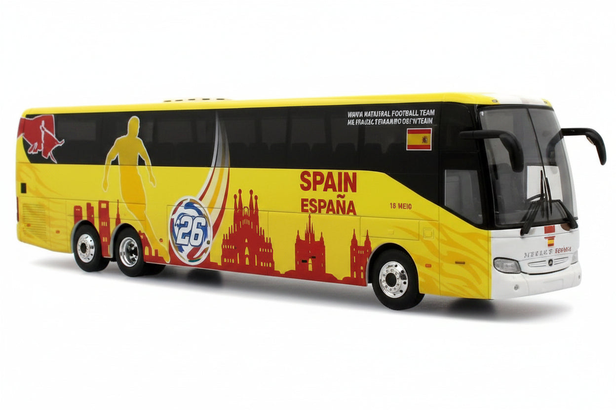 World Cup 2026 - Diecast Model Bus Mercedes-Benz Tourrider Coach: Spain National Team