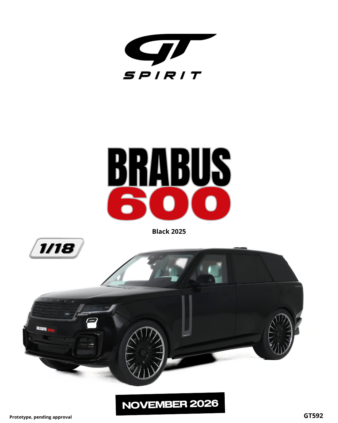 BRABUS 600 BLACK 2025