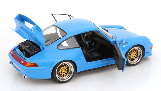 Porsche 911 (993) GT2 BBS Felgen 1996 hellblau