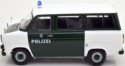 Ford Transit Bus 1965 Polizei Hamburg dunkelgrün/weiß