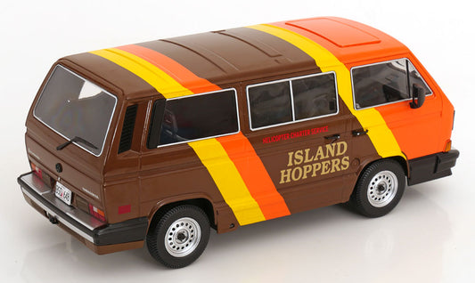 VW Vanagon GL T3 Typ 2 Island Hoppers 1984 braun/orange/gelb