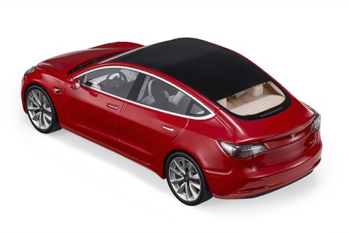 Tesla Model 3 Red