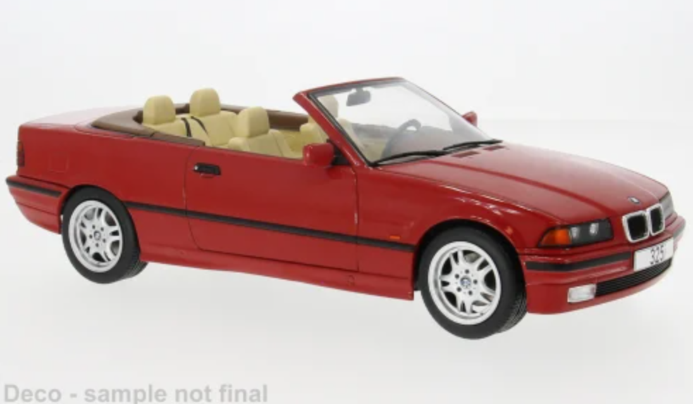BMW 3er (E36) Cabriolet, rot, 1996