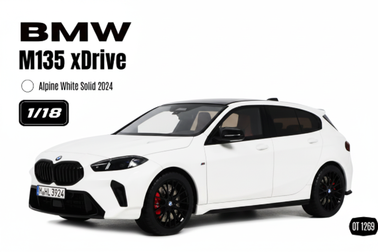 BMW M135 xDRIVE ALPINE WHITE SOLID 2024