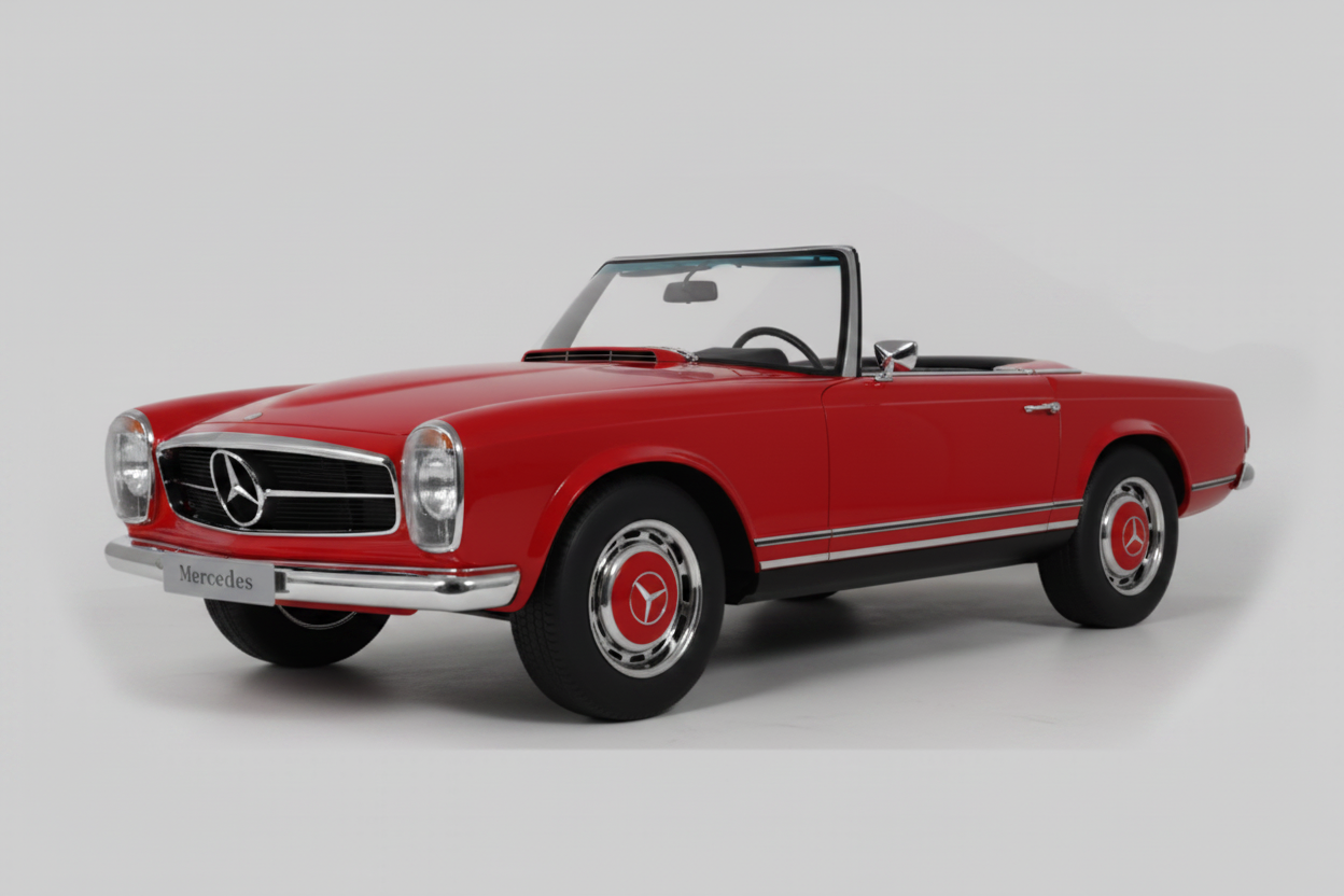 MERCEDES-BENZ 280 SL SIGNAL RED 1967