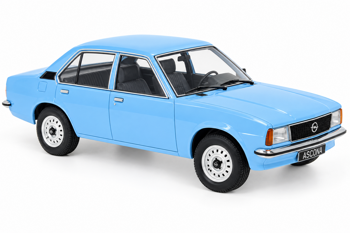 Opel Ascona B, hellblau, 1975