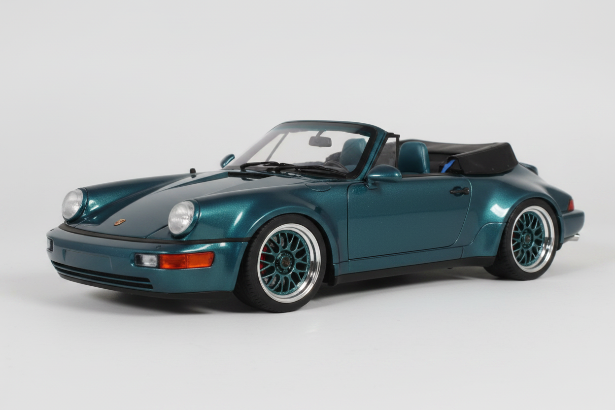 PORSCHE 911 (964) AMERICA GS TURQUOISE BLUE 1993