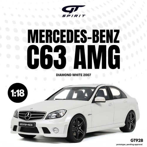 MERCEDES-BENZ C63 AMG DIAMOND WHITE 2007