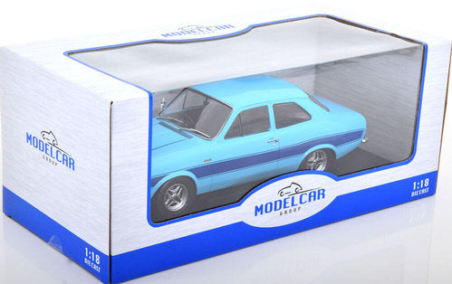 Ford Escort MK I RS 2000, hellblau, RHD, 1973