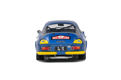 RENAULT - ALPINE A110 1600S (night version) N 6 RALLY MONTECARLO 1972 J.CANDRUET - P.PAGANI - BLUE
