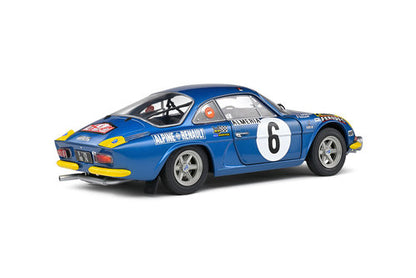 RENAULT - ALPINE A110 1600S (night version) N 6 RALLY MONTECARLO 1972 J.CANDRUET - P.PAGANI - BLUE
