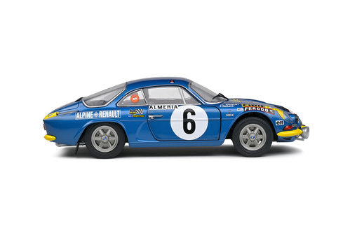 RENAULT - ALPINE A110 1600S (night version) N 6 RALLY MONTECARLO 1972 J.CANDRUET - P.PAGANI - BLUE
