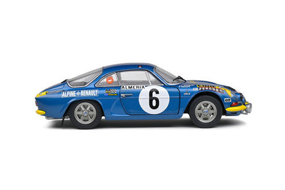 RENAULT - ALPINE A110 1600S (night version) N 6 RALLY MONTECARLO 1972 J.CANDRUET - P.PAGANI - BLUE