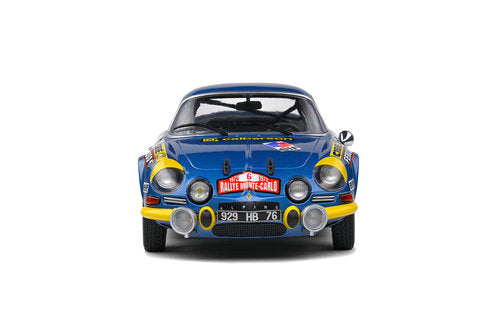 RENAULT - ALPINE A110 1600S (night version) N 6 RALLY MONTECARLO 1972 J.CANDRUET - P.PAGANI - BLUE