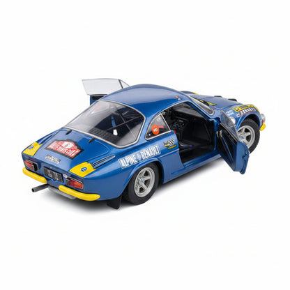 RENAULT - ALPINE A110 1600S (night version) N 6 RALLY MONTECARLO 1972 J.CANDRUET - P.PAGANI - BLUE