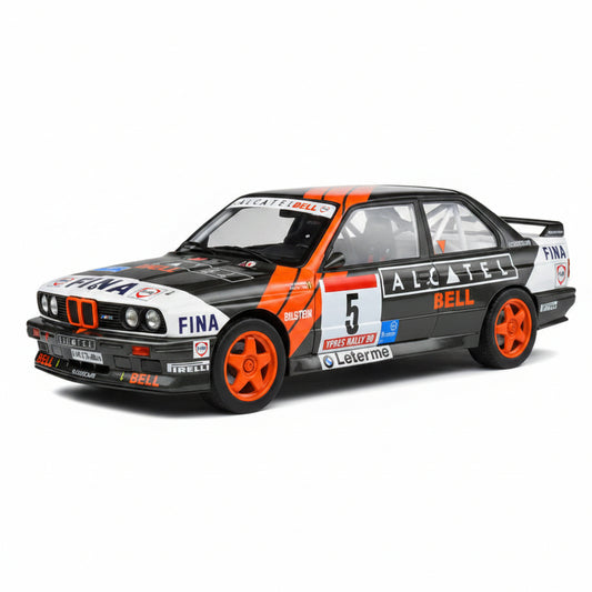 BMW - 3-SERIES M3 (E30) Gr.A N 5 3rd RALLY YPRES 1990 G.DE MEVIUS - W.LUX - BLACK WHITE RED