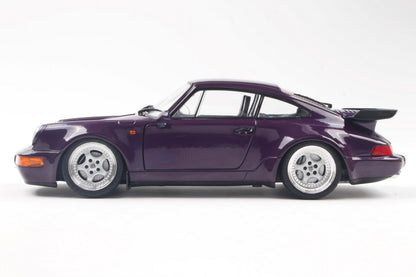 PORSCHE - 911 964 TURBO COUPE 1990 - PURPLE