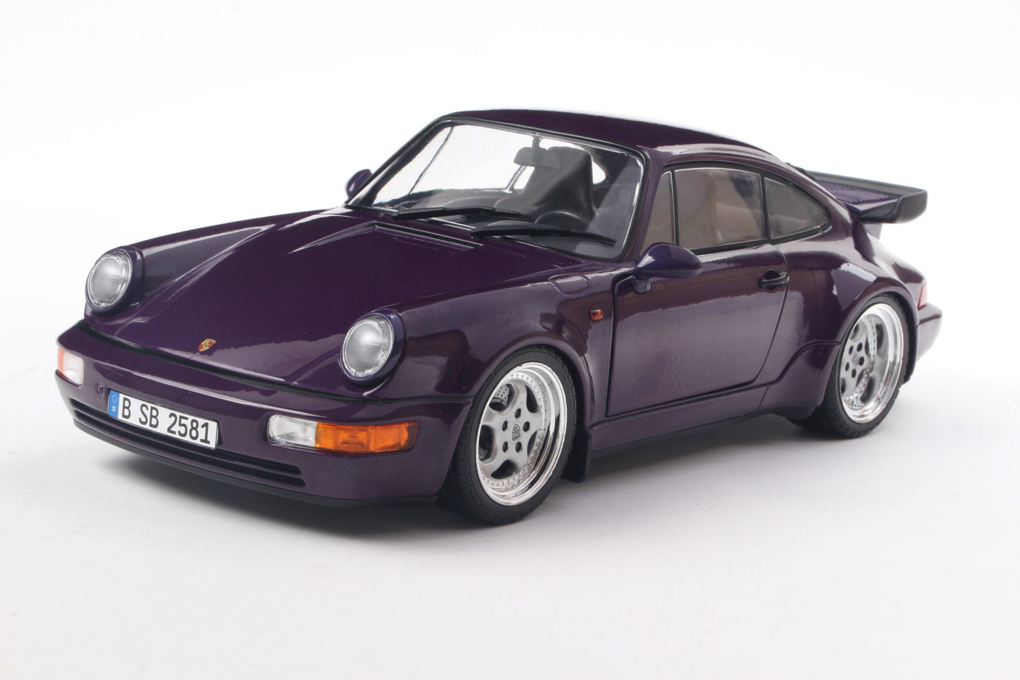 PORSCHE - 911 964 TURBO COUPE 1990 - PURPLE