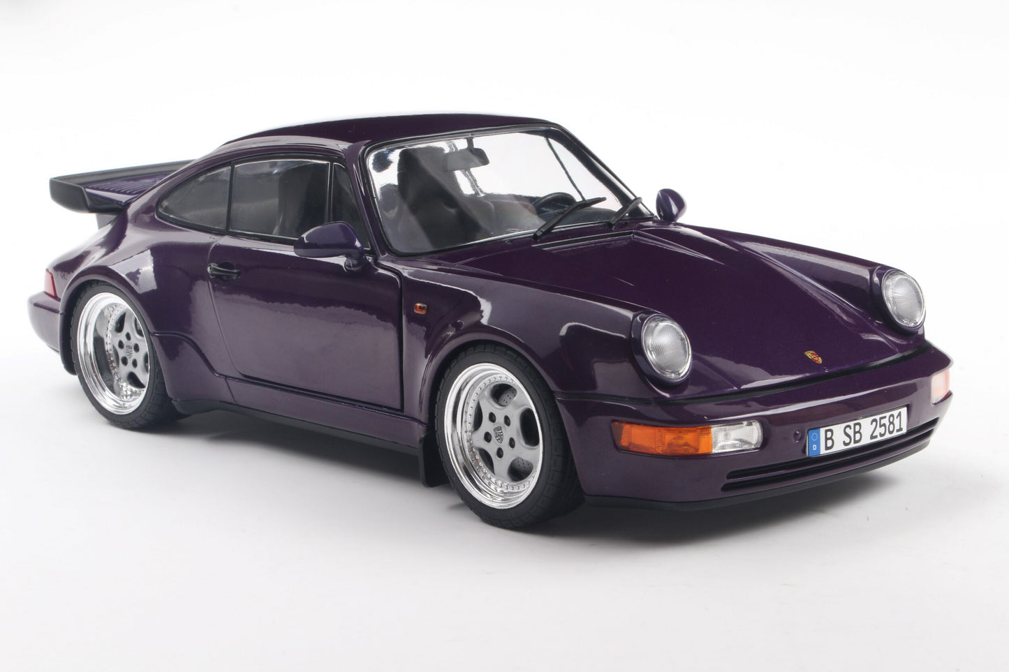 PORSCHE - 911 964 TURBO COUPE 1990 - PURPLE