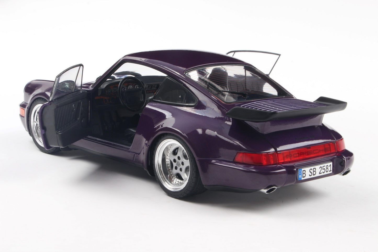 PORSCHE - 911 964 TURBO COUPE 1990 - PURPLE