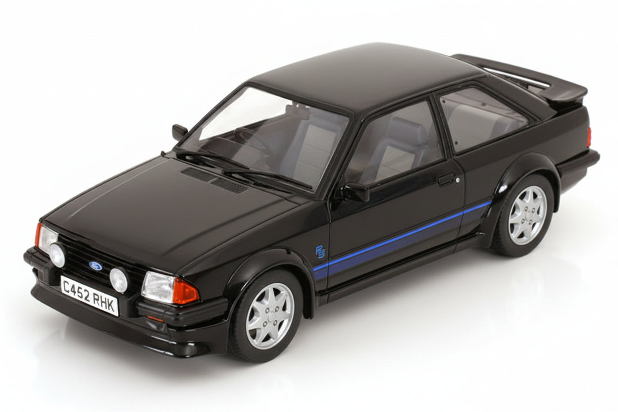 Ford Escort MK III RS Turbo, schwarz, 1985
