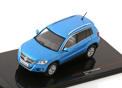 VW Tiguan, blau, 2007