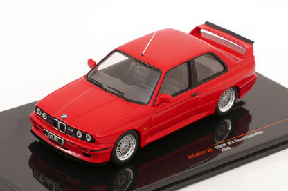 BMW M3, rot, 1990 inkl Vitrine