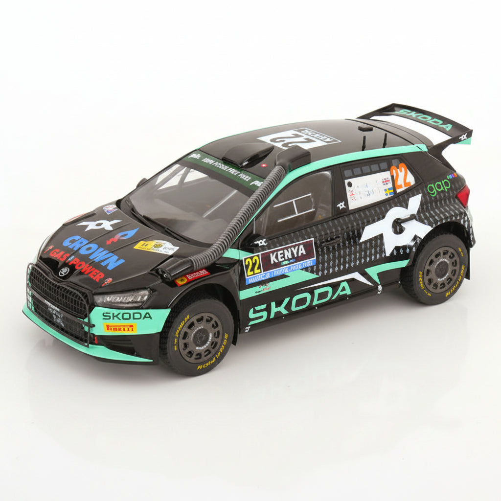 Skoda Fabia Rally2, WRC, Safari Rallye Kenia, 2024, #22, G.Greensmith/J.Andersson