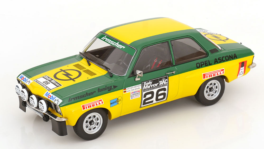 Opel Ascona A, RAC Rally, 1973, #26, W.Röhrl/J.Berger