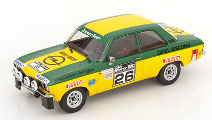 Opel Ascona A, RAC Rally, 1973, #26, W.Röhrl/J.Berger