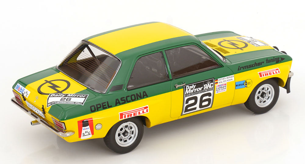 Opel Ascona A, RAC Rally, 1973, #26, W.Röhrl/J.Berger