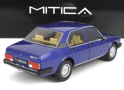 ALFA ROMEO - ALFETTA BERLINA 2000L 1978 - CERCHI MILLERIGHE WHEELS - BLUE PERVINCA MET 349