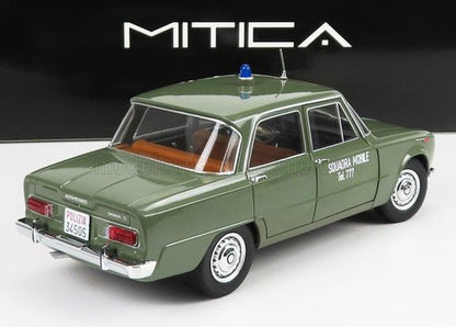 ALFA ROMEO - GIULIA 1.6 Ti POLIZIA MILANO 1963 - SQUADRA MOBILE TEL. 777 - VERDE LUCIDO - GREEN