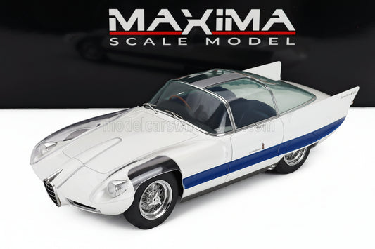 ALFA ROMEO - 6C 3000 SUPERFLOW II PININFARINA 1956 - WHITE/SILVER