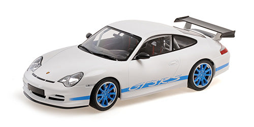 PORSCHE 911 GT3 RS – 2002 – WHITE W/BLUE STRIPES
