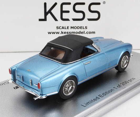 FERRARI - 212 INTER sn0235EU CABRIOLET CLOSED 1952 - LIGHT BLUE MET BLACK