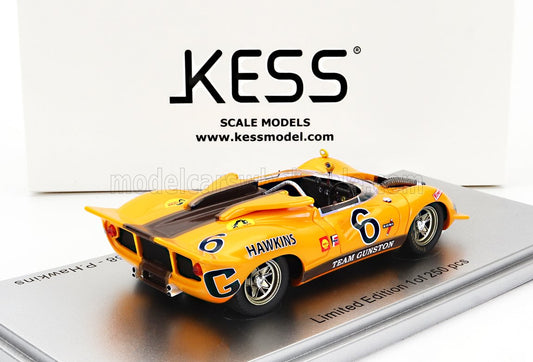 FERRARI - 350 P4 SPIDER CAN-AM s/n0858 TEAM GUNSTON N 6 WINNER 3h CAPE TOWN 1968 P.HAWKINS
