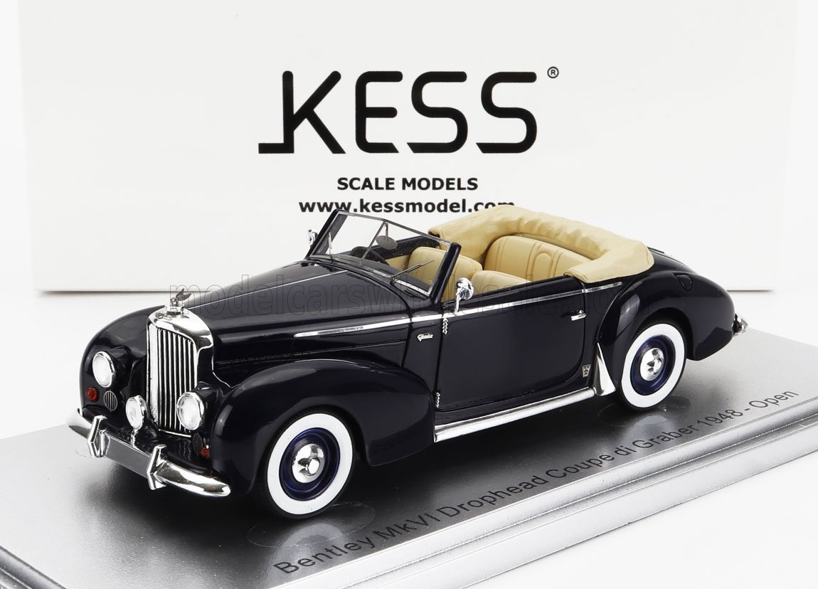 BENTLEY - MKVI DROPHEAD COUPE GRABER CABRIOLET CLOSED 1948 - BLUE