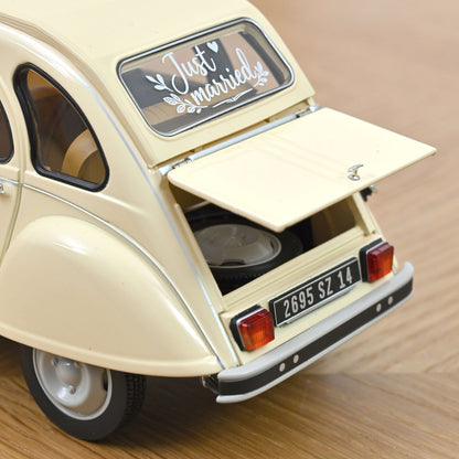Citroën 2CV 1986 Beige Wedding Gift