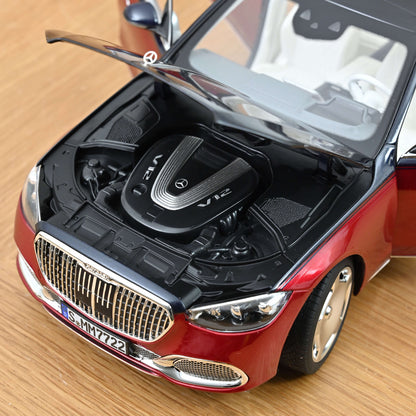 Mercedes-Maybach S 680 4MATIC 2021 Nautical Blue/Patagonia Red