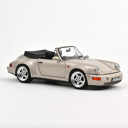 Porsche 911 Turbo Look Cabriolet 1992 Zermatt silver metallic