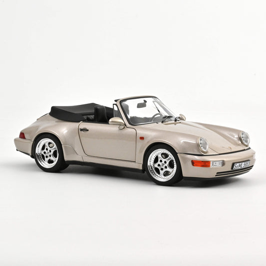Porsche 911 Turbo Look Cabriolet 1992 Zermatt silver metallic