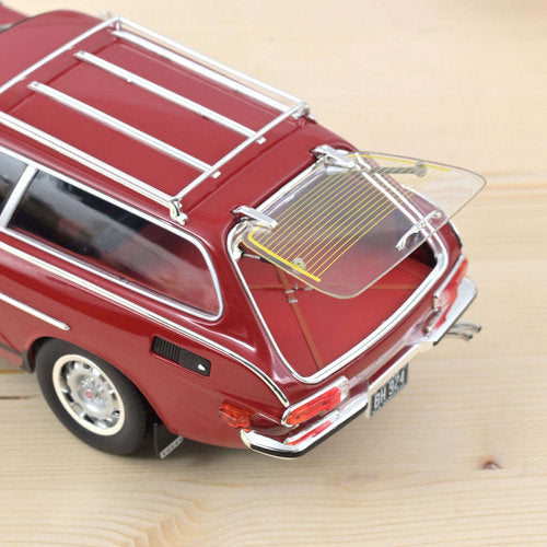 Volvo 1800 ES US-Version 1972 rot mit Seitenstreifen