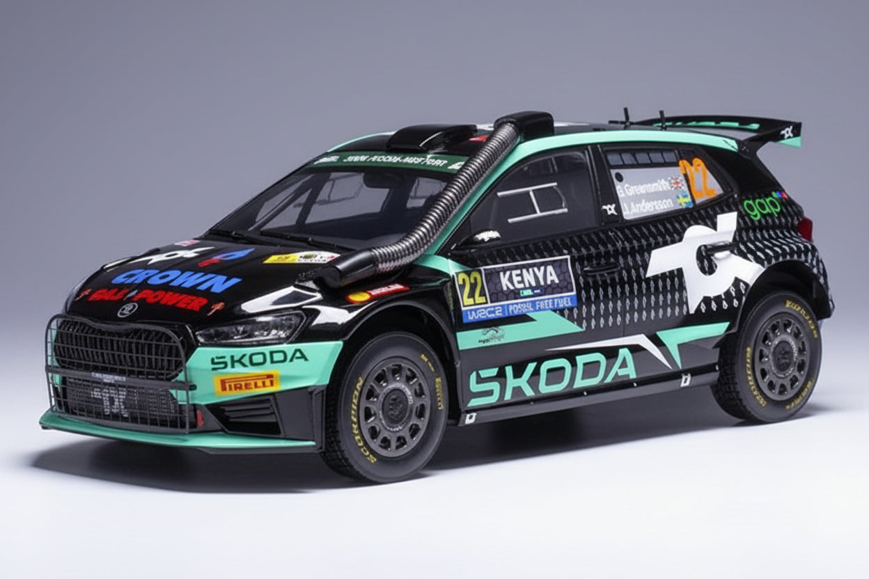 Skoda Fabia Rally2, WRC, Safari Rallye Kenia, 2024, #22, G.Greensmith/J.Andersson