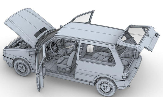 FIAT - UNO TURBO i.e. 1987 - WHITE