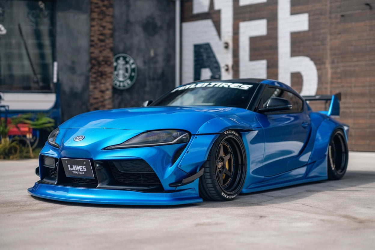 TOYOTA - GR SUPRA LIBERTY WALK BODY KIT COUPE 2025 - BLUE MET