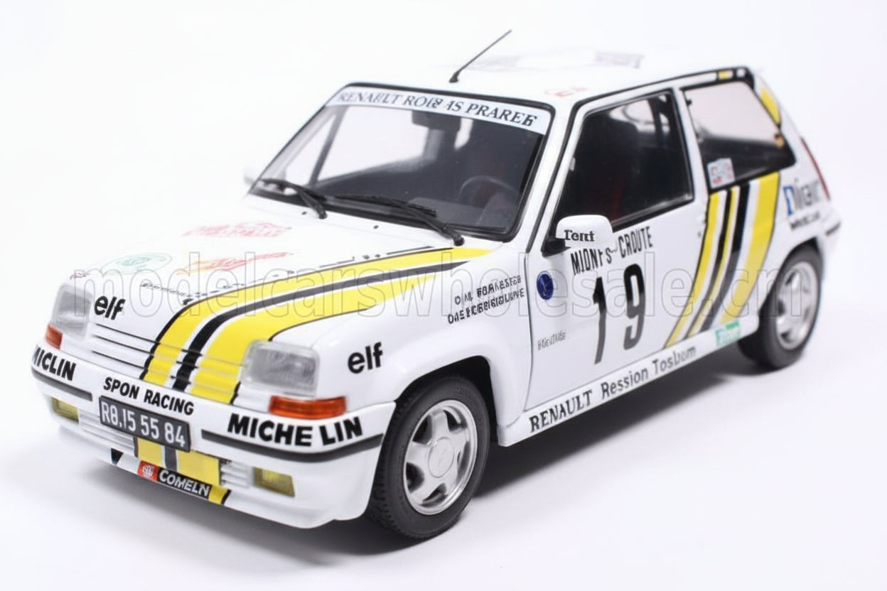 RENAULT - R5 GT TURBO N 19 RALLY MONTECARLO 1989 ALAIN OREILLE - GILLES THIMONIER - WHITE YELLOW