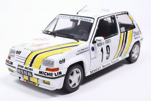 RENAULT - R5 GT TURBO N 19 RALLY MONTECARLO 1989 ALAIN OREILLE - GILLES THIMONIER - WHITE YELLOW